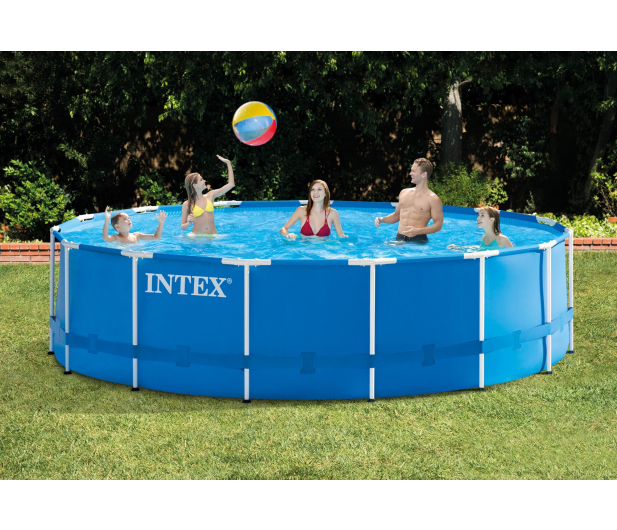 INTEX Basen stelażowy ogrodowy 457x122 cm - 526387 - zdjęcie 4